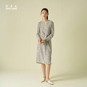 桑罗&迎春花联名 波点连衣裙休闲宽松版