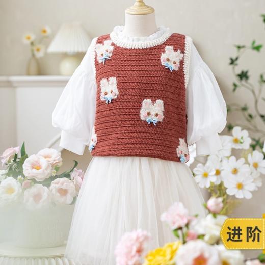 苏苏姐家软萌亲子马甲手工diy编织钩针毛线团自制亲子材料包 商品图0