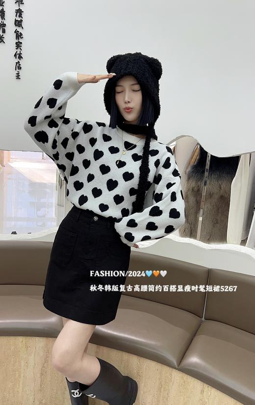 33GAR151479#毛爱心套头衫 商品图0