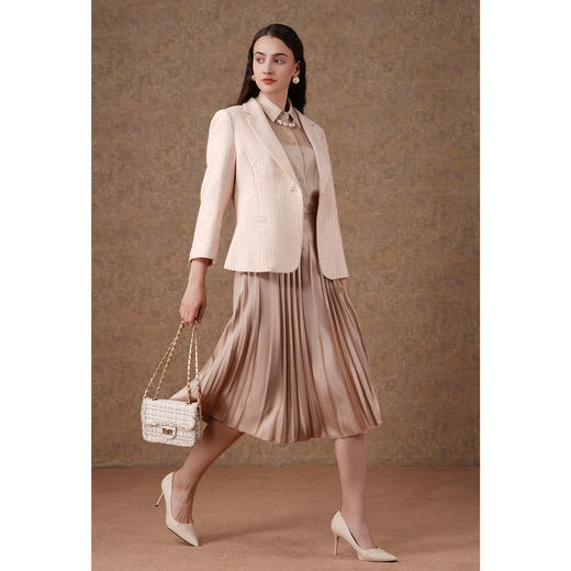 乔万尼春装新款小香风西装收腰优雅气质外套EM1B108 商品图1