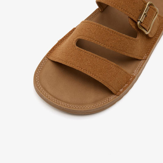 西遇勃肯凉拖鞋女外穿新款夏季超火海边一字拖鞋平底罗马凉鞋V0056534 商品图5