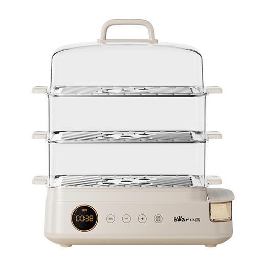 小熊/Bear 电蒸锅 DZG-CB3P2 米白色 电子式 三层蒸 商品图0