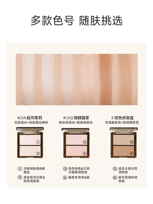 白日梦醒家 双色高光/修容盘 商品图1