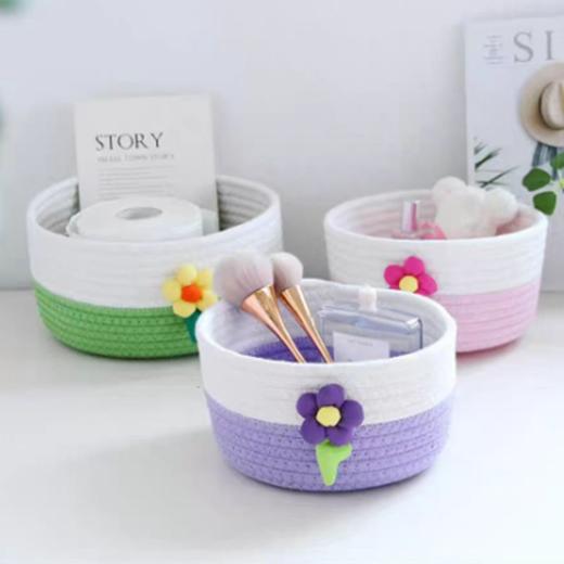 带我回家大号一枝花双色收纳篮MS-2565（颜色请备注） 商品图0