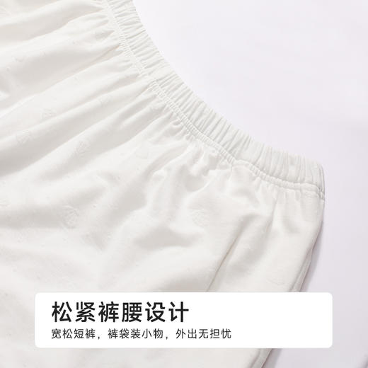 都市丽人生活家居女士正价棉质短袖套装薄针织提花短袖类LHH2J2 商品图8