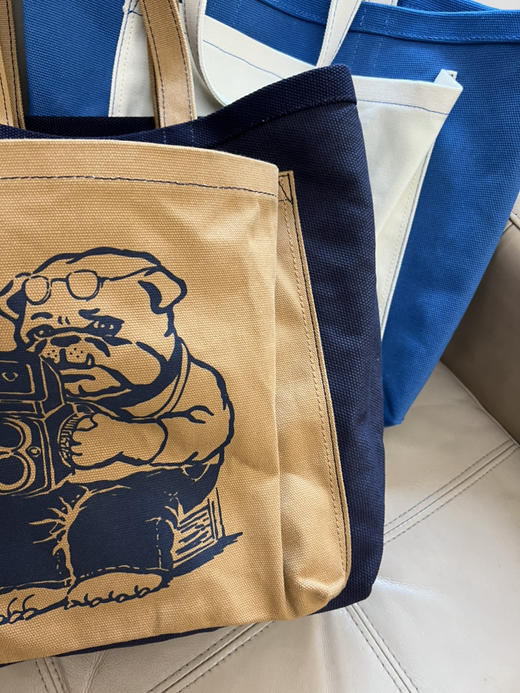 319-6 渠道圆正 日杂风 45R 笔挺硬朗 环保帆布 双面帆布包/轻便购物袋 商品图9