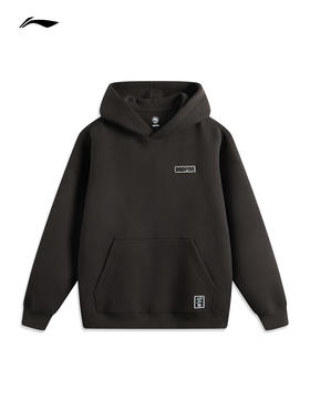 李宁反伍连帽卫衣男2025春季新款文化休闲时尚宽松运动上衣AWDV029