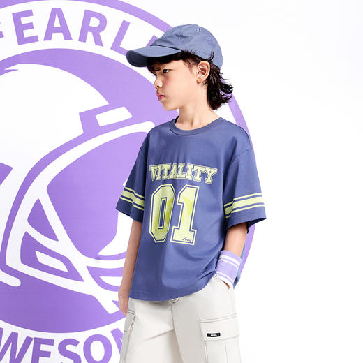 男童液氨圆领短袖上衣夏季新款安奈儿童装实体店同款AB521627 商品图2