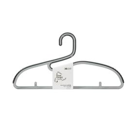 顺艺1只晶灰宽肩护领衣架SY991（颜色随机）