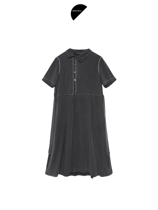 半圆/15253295/不对称水洗连衣裙 商品图4