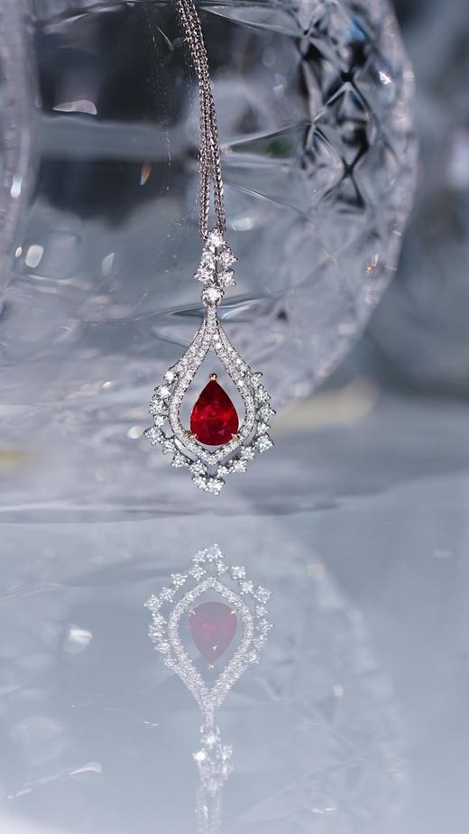 1.04ct刻面红宝石吊坠 商品图1