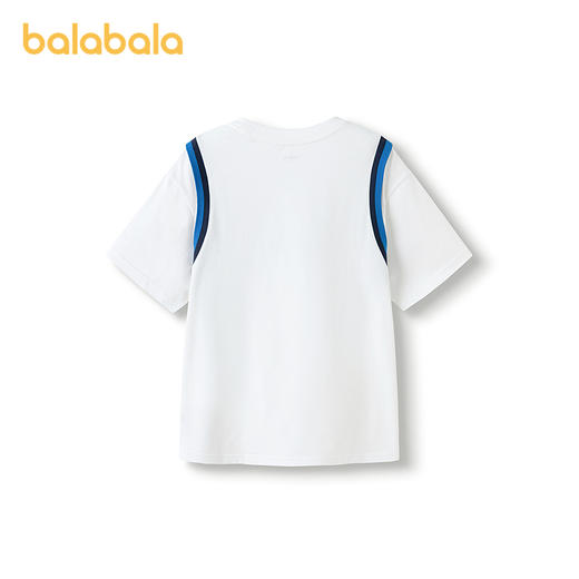 巴拉巴拉儿童短袖t恤男童上衣2025夏款童装速干凉感 商品图2