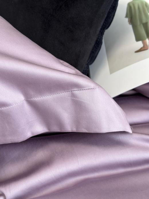 自然醒金太阳纯色长绒棉贡缎四件套简约纯色全棉奢华高级感被套床上用品CY 商品图5