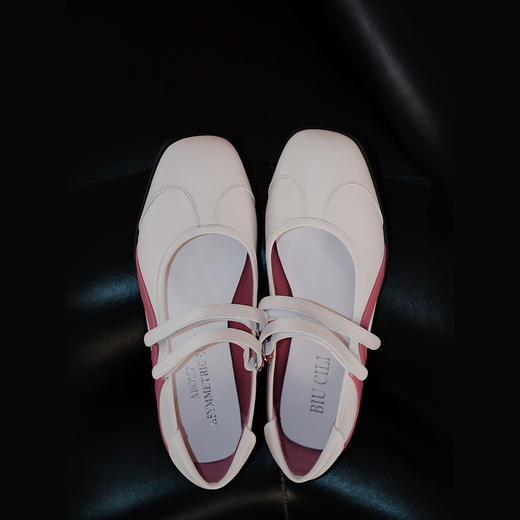 BIUCILI原创设计 反绒运动风玛丽珍浅口魔术贴休闲单鞋 商品图6