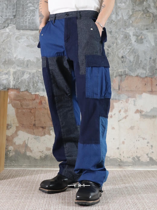 FDMTL | 拼布冲洗工装裤 商品图0