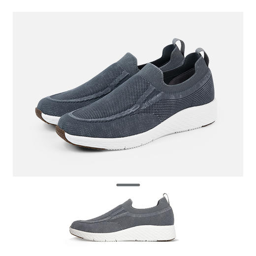 Pansy盼喜轻便舒适透气一脚蹬男士休闲鞋 商品图2