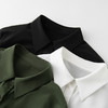 丁摩设计感长袖真丝衬衫女新品拼接防晒衬衣通勤桑蚕丝方领上衣AL1000606 商品缩略图2