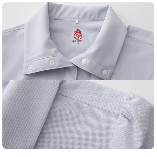 BOS-306A(PROSIMON高尔夫春夏女款可立可翻领短袖POLO衫) 商品图2