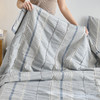 【色织水洗棉全棉夏凉被】2025新款原创侘寂系列全棉夏被-夏被四件套 商品缩略图3