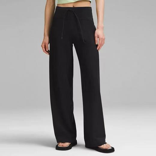 点此购买 lulu露露Throwback Still女士裸感抽绳运动阔腿裤 zc 312400 商品图2