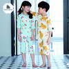 【丝麻棉天然抗菌】韩国moimoi {7分套} 春夏七分套儿童家居服套装短袖套睡衣 商品缩略图4