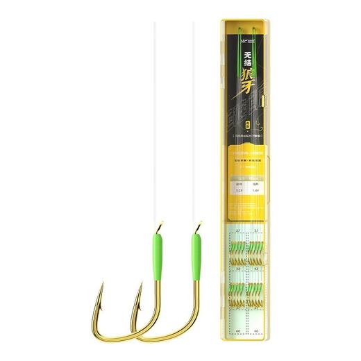 佳钓尼无结狼牙鲢鳙仕挂双钩双线子线双钩成品黑坑竞技无倒刺鱼钩 商品图2