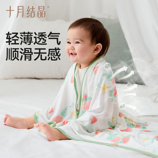 【满200减100】婴儿盖毯宝宝小毯子莫代尔新生儿夏季薄款被子儿童夏凉被 商品图2