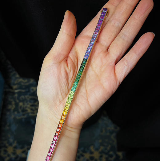 VINTAGE系列 18K镶彩色宝石 手链 商品图2