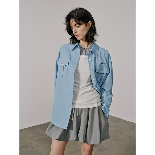 UMILAB【精灵】活泼俏皮 柔软抗皱松紧腰防走光花苞半裙D761W 商品图3