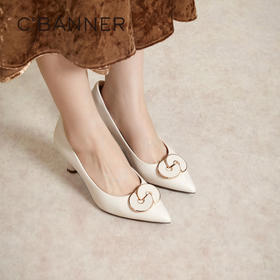 千百度时装单鞋春单女单鞋A25157769