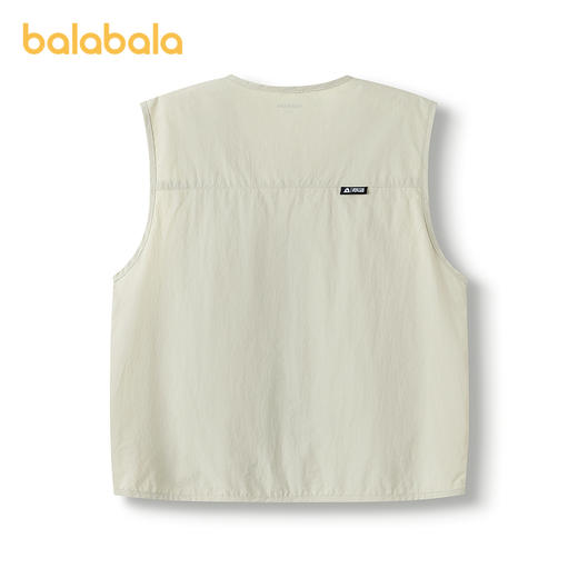 巴拉巴拉童装儿童背心马甲男衣服上衣2025夏凉感工装 商品图2