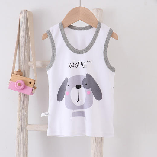 【捡漏49.9任选4件！】儿童背心 新生婴幼儿夏季 纯棉宝宝上衣 男童夏装薄打底衫 女童小吊带-QQ 商品图10