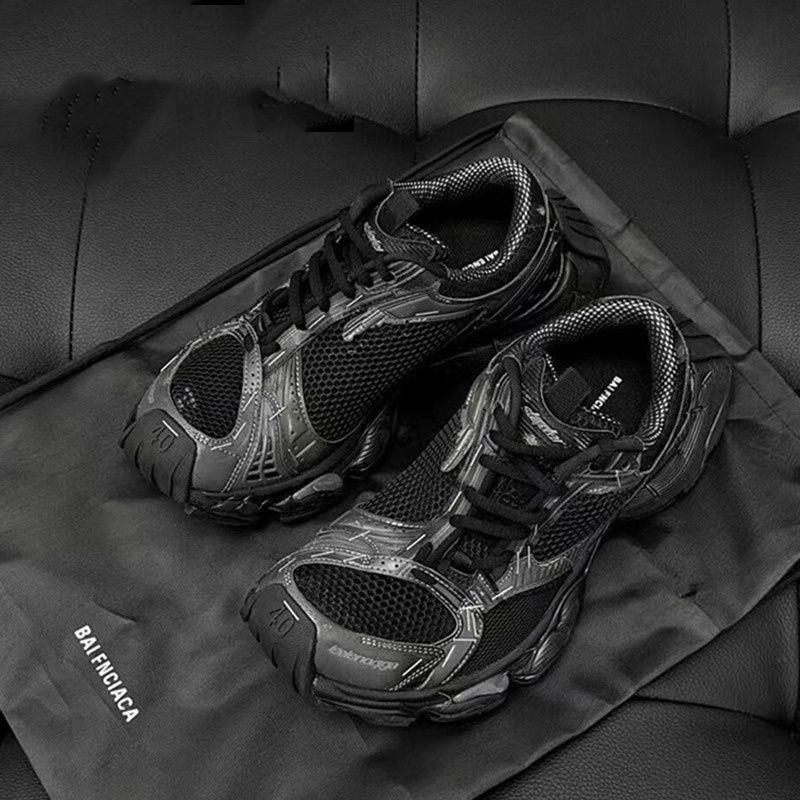 巴家订书机做旧老爹鞋男女款2025春季新款休闲增高厚底超轻潮款