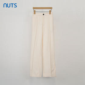 NUTS春秋新品纯色时尚优雅宽松百搭长裤415073421