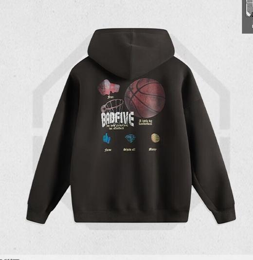 李宁反伍连帽卫衣男2025春季新款文化休闲时尚宽松运动上衣AWDV029 商品图5