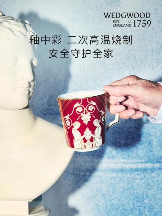 WEDGWOOD威基伍德文艺复兴骨瓷马克杯水杯威基伍德文艺复兴骨瓷马克杯2件装(蓝+红) 商品图3