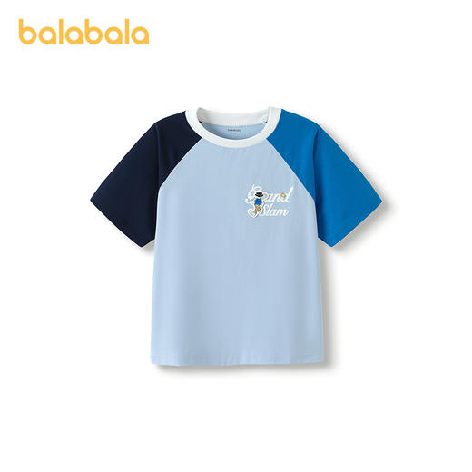 巴拉巴拉男童短袖t恤儿童打底衫2025童装夏速干凉感 商品图4