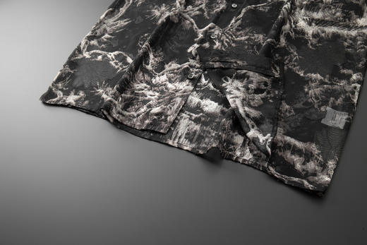 【戗驳领】【DDA】大依优型大码花衬衫短袖衬衫翻领衬衣商务休闲透气半袖夏季上衣男士 商品图5