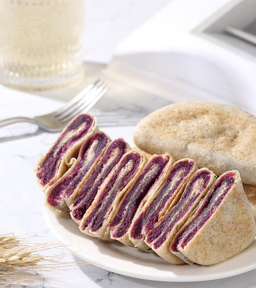 全新升级「鹿辰全麦紫薯芋泥饼」❗️ 充饥代餐的新选择，谷薯双拼，富含膳食纤维，健康营养美味！越吃越瘦! 【现做现发】新鲜出炉  商品图6