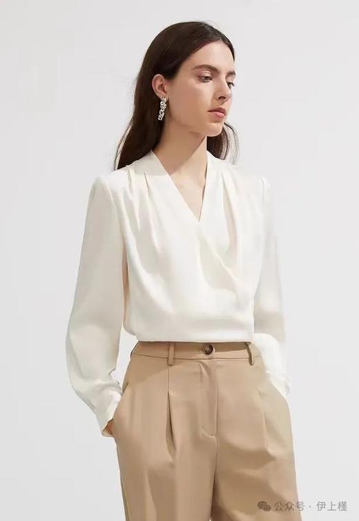 26年年初福利2~7折！白色桑蚕丝衬衫 商品图2