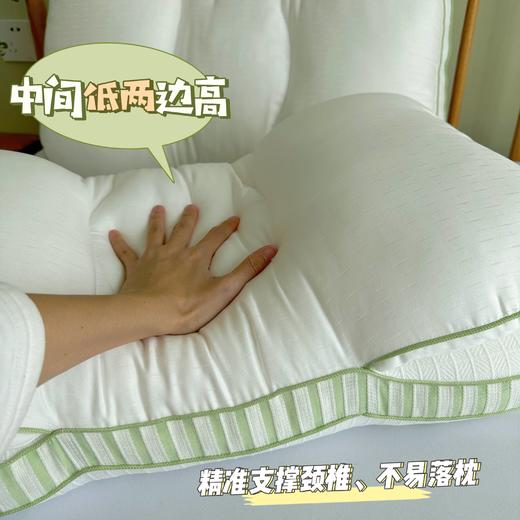自然醒全棉双层提花侧睡护颈枕助睡眠专用枕芯家用高枕不塌陷成人颈椎枕学生XK 商品图6