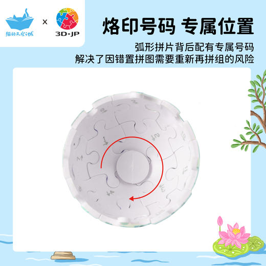 24片 钥匙扣拼图 A3933 杭州，西湖风光 商品图3