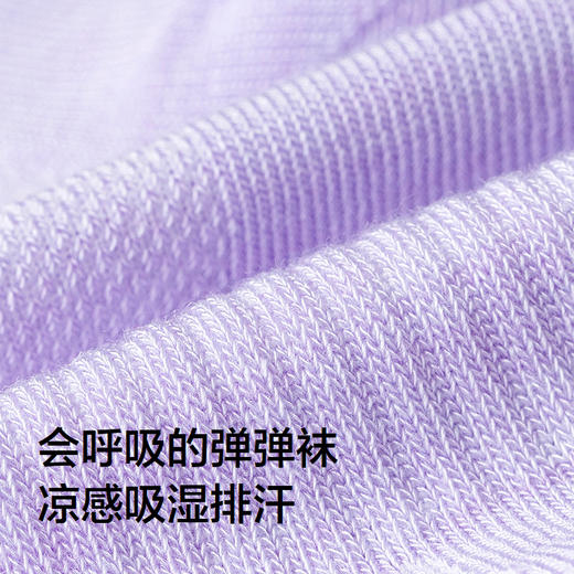 巴拉巴拉女童袜子儿童网眼袜夏季薄款吸湿排汗两双装 商品图3