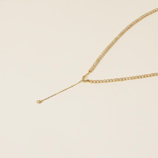 精品baby珠项链500910（金珠） 商品图2