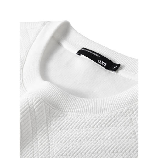 GXG男装 肌理感简约宽松圆领卫衣男士 2024年秋季热卖#G24D313039 商品图2