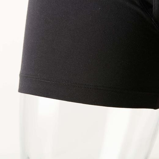 男士短裤 棉混 前开襟 黑色 商品图1