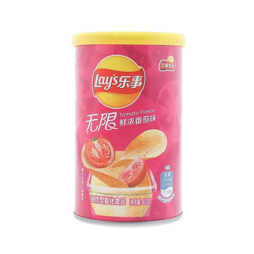 乐事40g无限鲜浓番茄味罐装*24罐(6924743918313) 商品图2