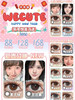 （热卖活动）（半年抛）88/副 | 128/2副 | 168/3副 Wecute半年抛 （0-800度） 商品缩略图0