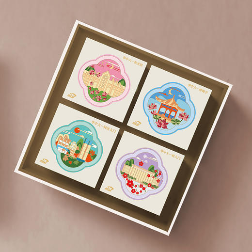 华中大石膏香薰挂件套盒（共四枚） 商品图4