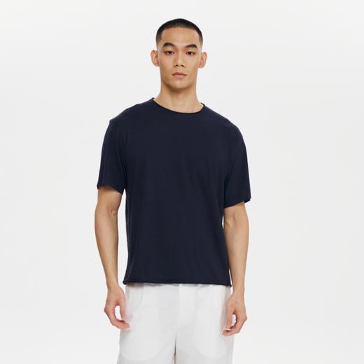 oneup散边圆领宽松云朵纱短袖 商品图2